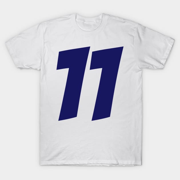 Sergio Perez 11 - Driver Number T-Shirt by GreazyL